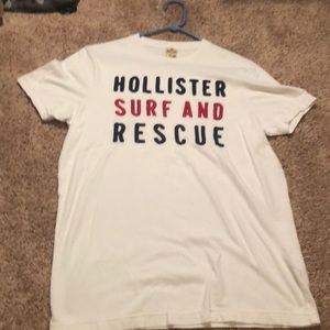 White Hollister t shirt